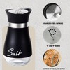 "Salt and Pepper Shakers Set of 2 - Stainless Steel