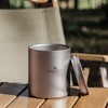 Boundless Voyage Titanium Mug with Lid 350ml Double Wall Outdoor
