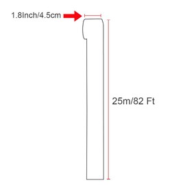 Rainbow Party Streamers Multicolor Crepe Paper Streamers Decorations 4.5CM(1.77in) Wide 25M(82ft) Long 6 Rolls