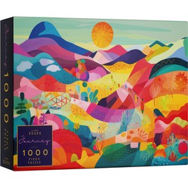 Elena Essex Jigsaw Puzzles - Journey | Puzzle 1000 Pieces | Puzzles for Adults 1000 Pieces | Colorful Cool Abstract Art Puzzle | Puzzles Size 28x20 inches