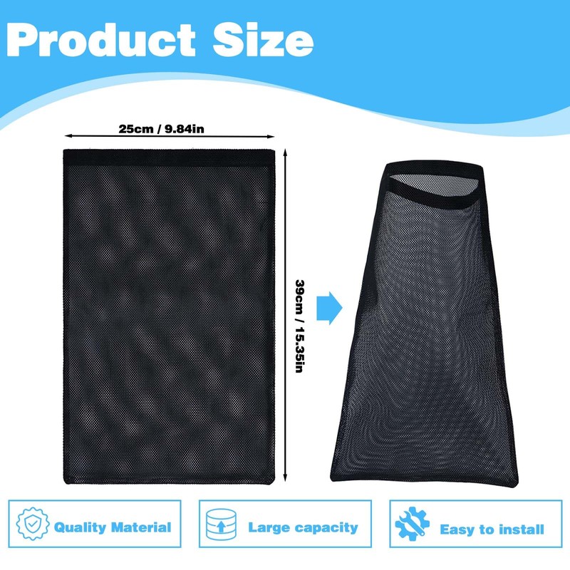 Tumble Dryer Lint Catcher - Pack of 2 - Black