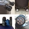 Suitcase Wheels Replacement 360 Spinner Luggage Wheel Kits - 60mm