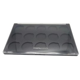 Coastal Scents Empty Coastal Scents Hot Pots Eyeshadow Palette Case 15 Slots NOS