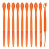 MJIYSGS 10pcs Orange Peeler Tool, Long Handle Serrated Citrus Peel