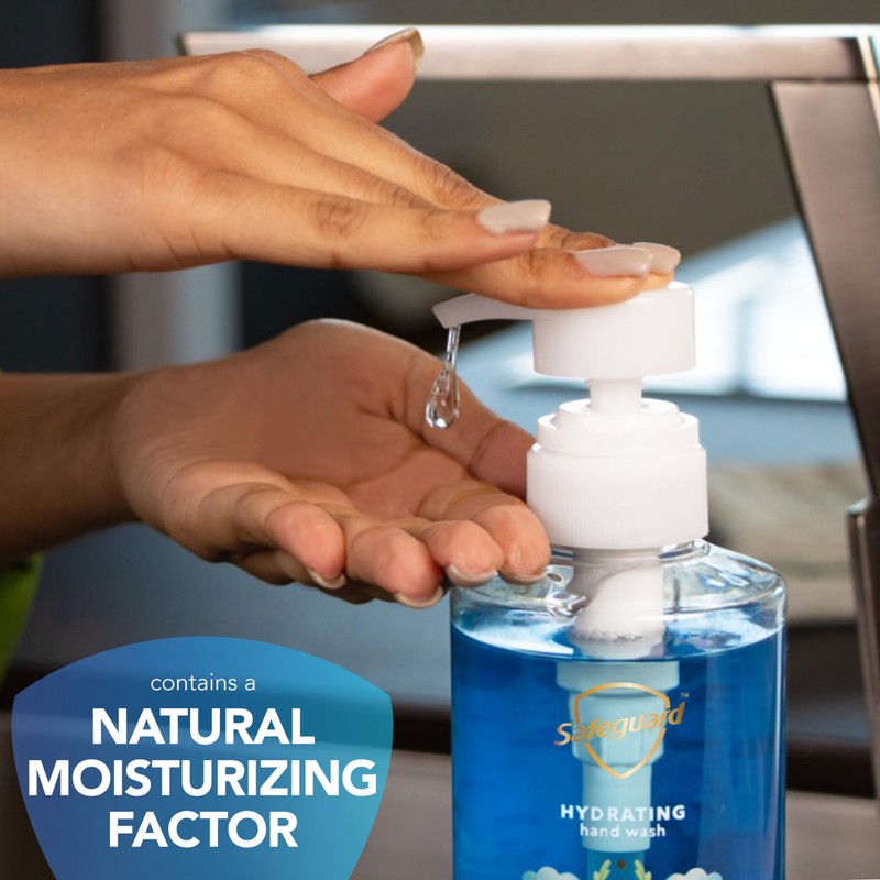 Safeguard Liquid Hand Soap, Micellar Deep Cleansing, Washes Away 99%