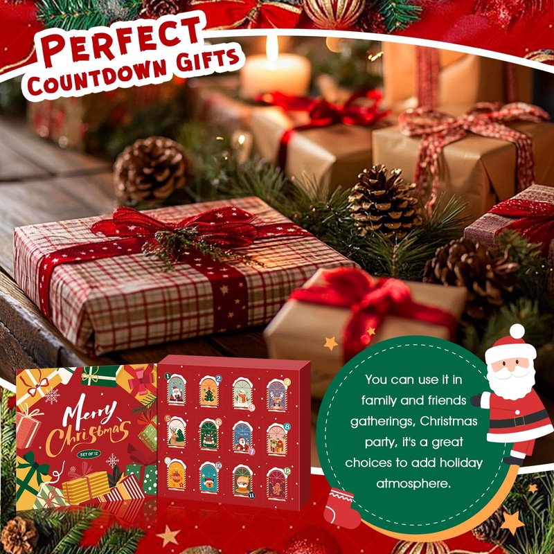 SCENTORINI Scented Candle, 50g*12 Scents with Surprise Holiday Natural Soy