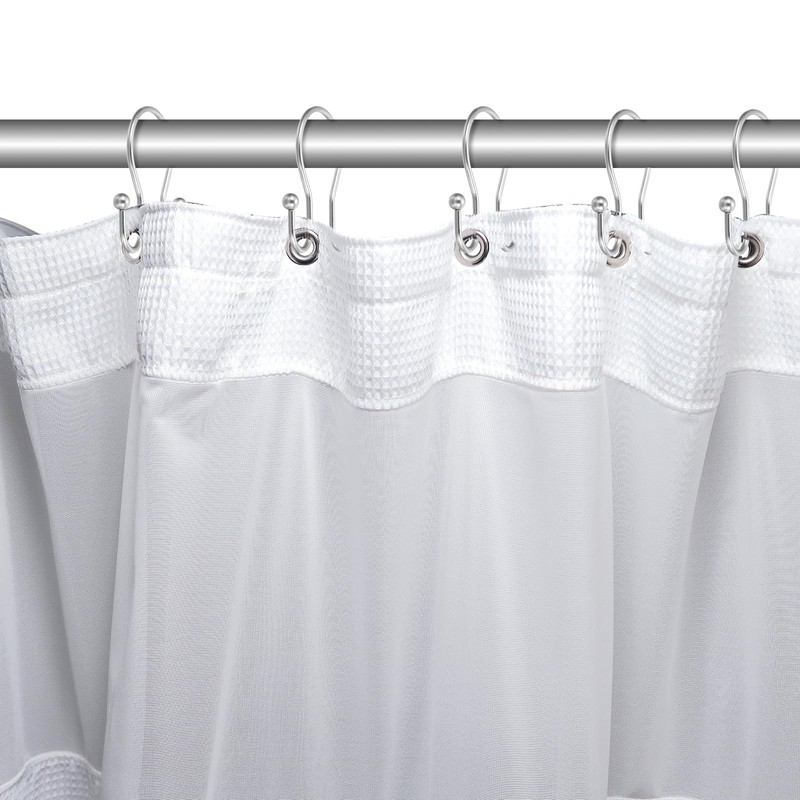 sourcing map Shower Curtain Hooks, 12 Pcs Shower Curtain Hooks