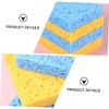 ORFOFE 6pcs Multi-Functional Cleaning Sponge Wiping Sponge for Tableware Kitchen