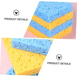 ORFOFE 6pcs Multi-Functional Cleaning Sponge Wiping Sponge for Tableware Kitchen Bathroom Cleaning Strong Water Absorption Easy to Use