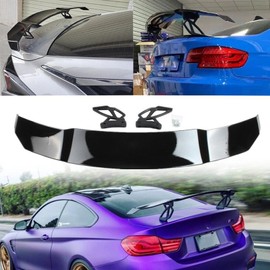 MUTUSAISI Universal Rear Trunk Wing GT-Style V-Style ABS Gloss Black Racing Spoiler Fit for Aston Martin Vantage 2019-2023