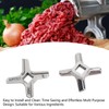 2PCS Meat Grinder Blade Knife Cutter Stainless Steel Easy Replacement