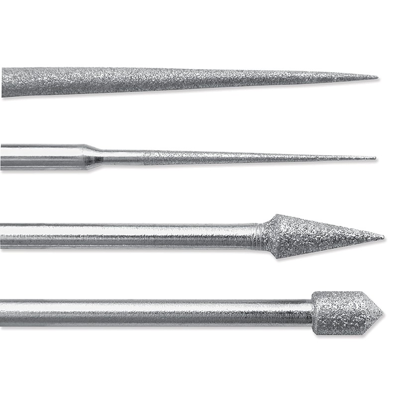 The Beadsmith Diamond Reamer Set – 4 Interchangeable Tips, Wood