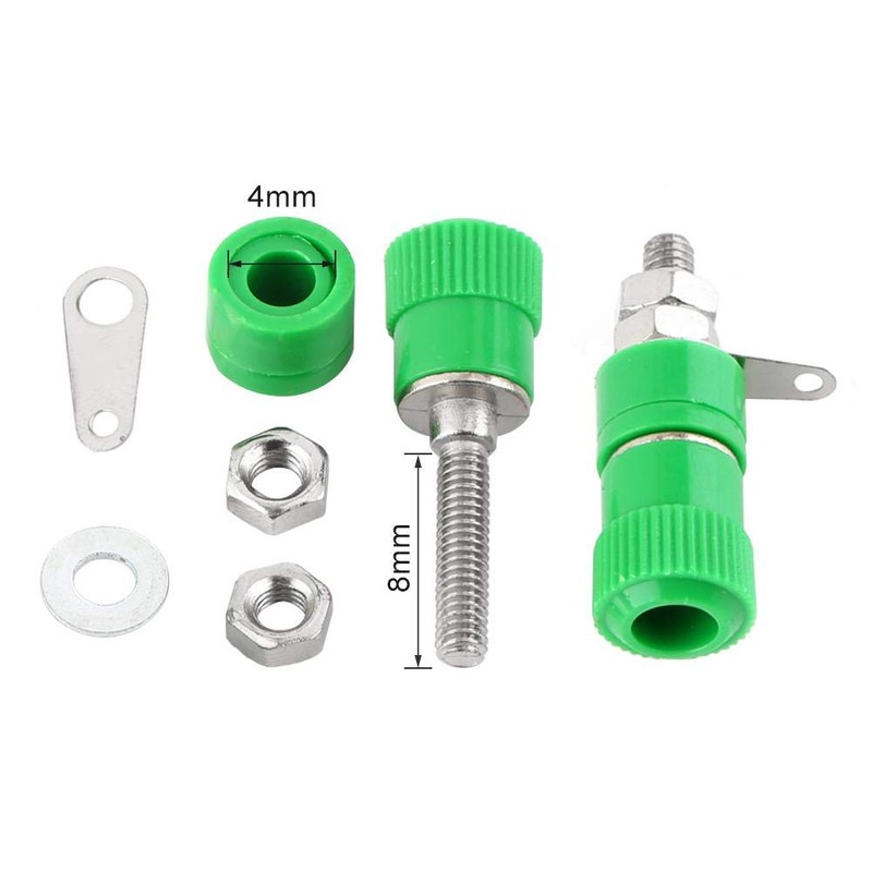 Akozon Banana Plug Socket Pole Terminals 20pcs Binding Post Socket