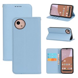 AQUOS wish4 Case Folio AQUOS wish 4 SH-52E Notebook Type Case AQUOS wish 4 Cover Folio PU Leather Card Storage Wallet Type Shockproof Case with Magnet Stand Function 5 Colors (AQUOS wish4 SH-52E Case