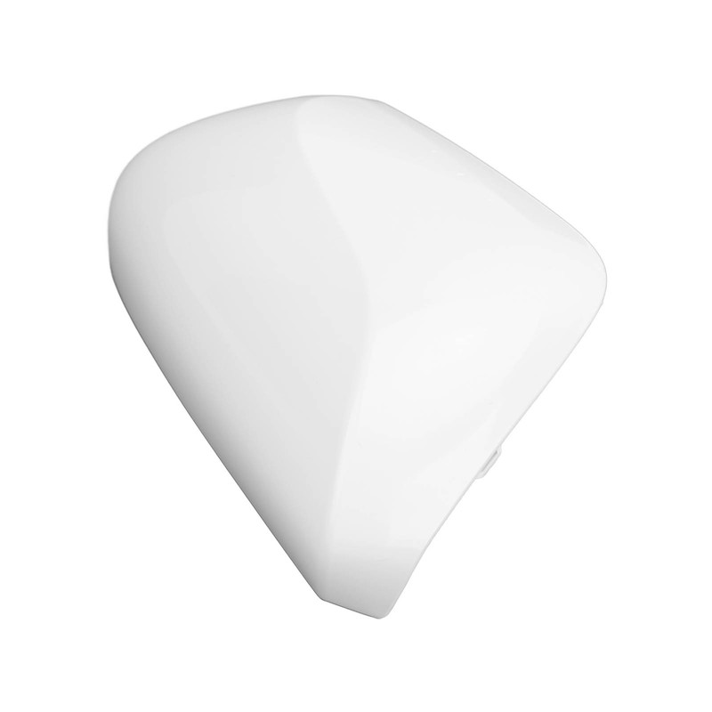 White Side Mirror Cover Unpainted Rearview Outer Door Wing Mirror
