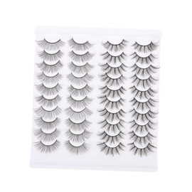 FOMIYES Realistic False Eyelashes Pairs Set Natural Look High Durability Easy Application