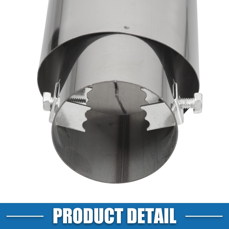 X AUTOHAUX Car Exhaust Tip Pipe 1.5" - 2.25" Exhaust