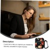 DOITOOL 1pc Earphone Protective Cover Compatible Floral Design Storage Bag