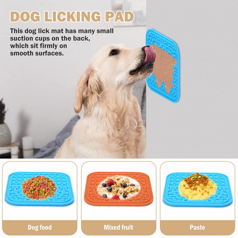 Lick Mat for Dogs - Slow Feeder Licking Mat with