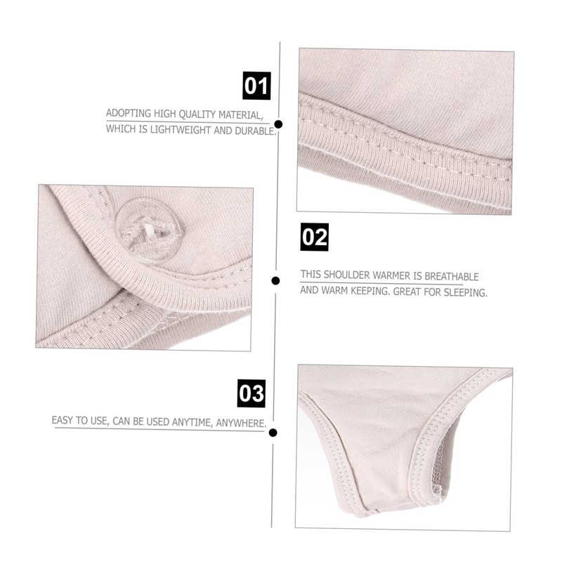 IWOWHERO Cotton Neck and Shoulder Warmer Thick Cotton Sleeping Shoulder
