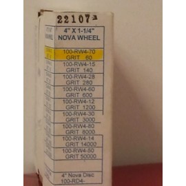 4" DIAMOND PACIFIC NOVA Polishing Resin-Bond Sanding Grinding ALL GRITS Wheel  - 4" x 1 - 1/4" 60 Grit