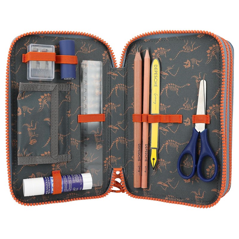 Depesche Roar 11756 Dino World 3-Compartment Pencil Case