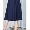 ELIGNTLOFT - Falda midi elástica de cintura alta para mujer,