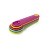 Joie Measuring Spoons, Assorted Colors, Imperial and Metric Measurements, 5-Piece