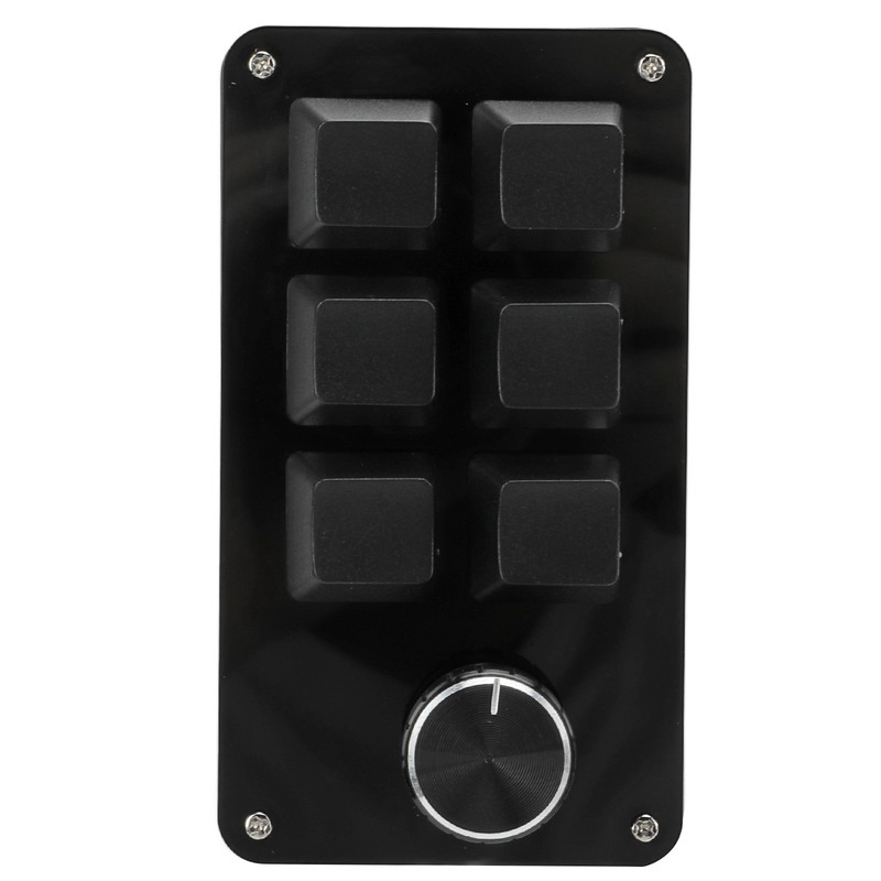 One Handed Mechanical Keyboard Multifunction 6 Key Mini Gaming Keypad