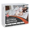 Hitime 100% Waterproof Mattress Protector Twin Size,Machine WashTerry Mattress Cover,