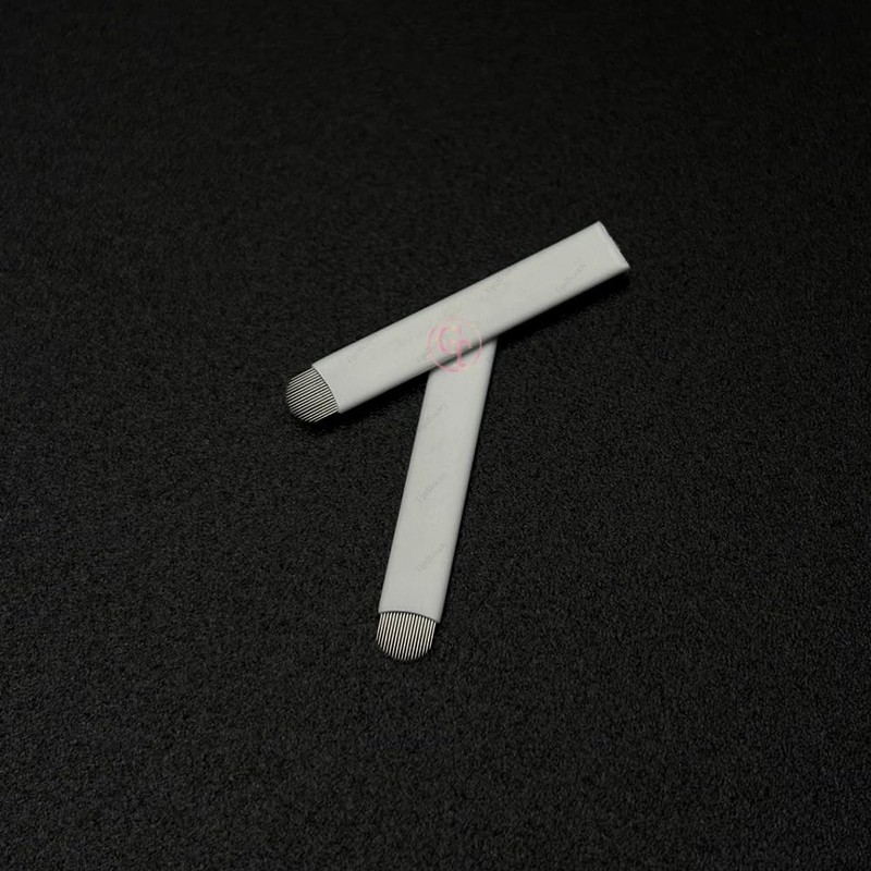 30pcs White Disposable Microblading Blades Nano 0.16mm U24 Tebori Blades