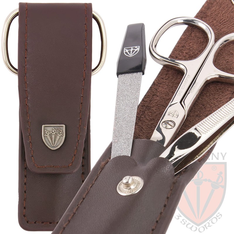 DREI SCHWERTER Germany Venezia Manicure Set 3-Piece Leather
