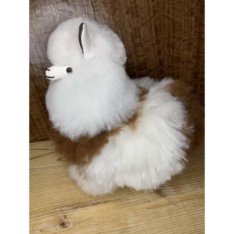 Collectible original Hand Made Real Wool Alpaca / Llama Figurine