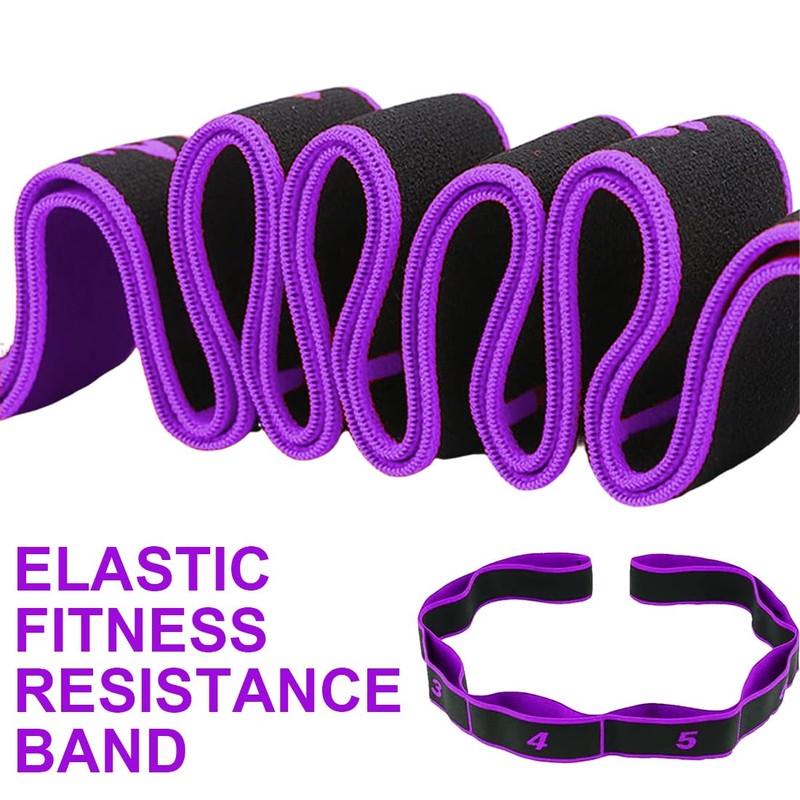 Stretch Band Yoga Stretching Band Yoga Strap with 9 Loops
