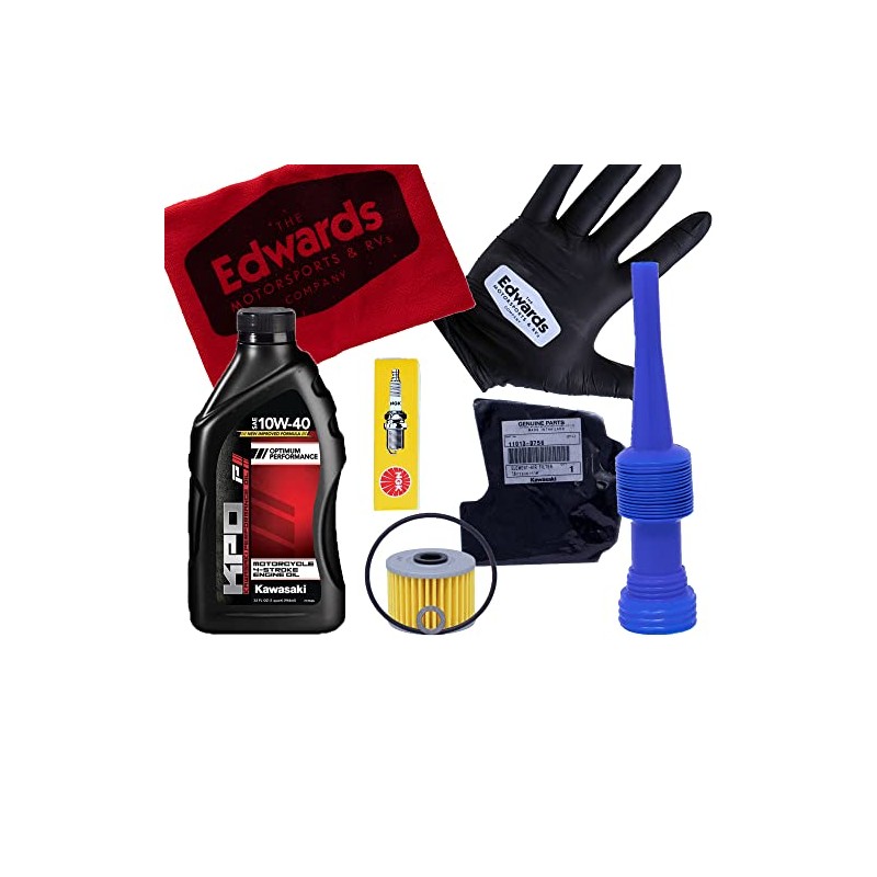 Edwards Oil Change Kit fits 2016-2023 Kawasaki Z125 Z125 Pro