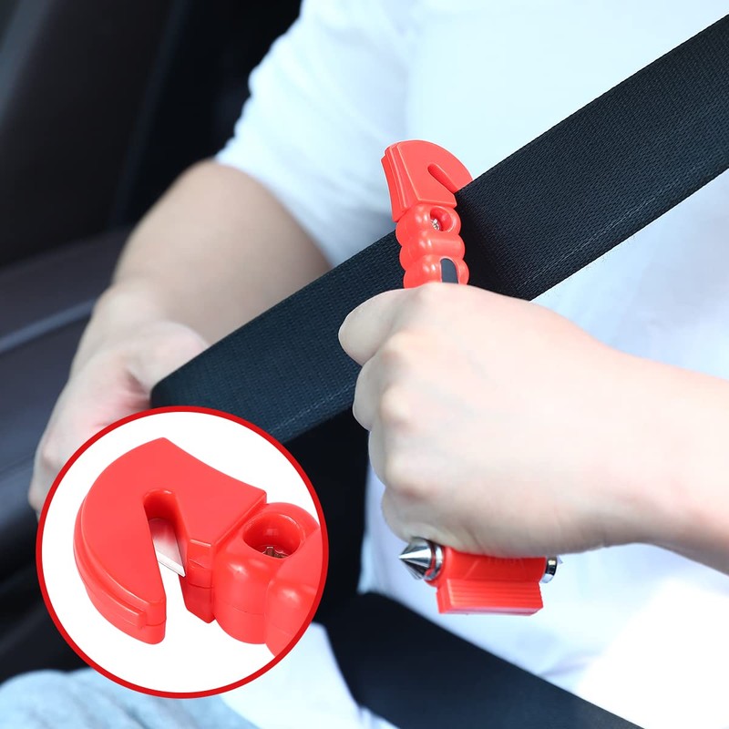 LETREEN 4 Pack Car Emergency Escape Window Break Hammer Safety