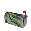 Green Lizard Print Magnetic Mailbox Cover,Mailbox Decorations for Outside,Christmas Mailbox