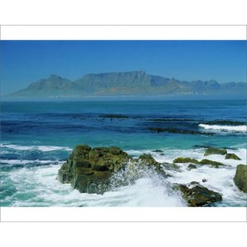 Table Mountain Print: Robben Island View, Cape Town - Print 10"x8" (25x20cm) (1190228)