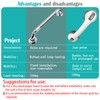 2 Pack Suction Grab Rails for Bathroom, 12 inch Shower