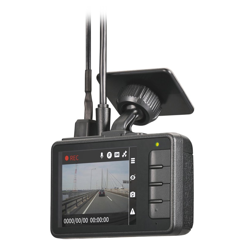 CARMATE DC2000R Dash Camera, Front and Rear Camera, Number Recognition,