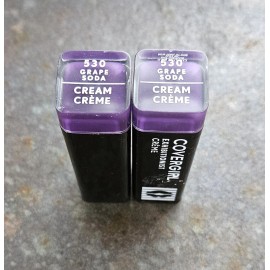 COVERGIRL 3 tubes Covergirl #530 GRAPE SODA Exhibitionist Cream Lipstick 0.12 oz.ea