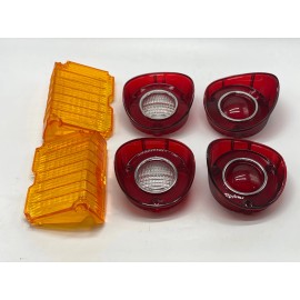 KK 1972 Chevelle Tail Light back up lens Amber Parking Lamp Lenses Value Package