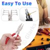 Glarks 8Pcs Looping Tool Set Including Wire Mandrel, 6 in