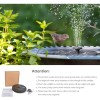 Eskopily Solar Bird Bath Fountain Pump, Upgrade 1.4W Solar Fountain