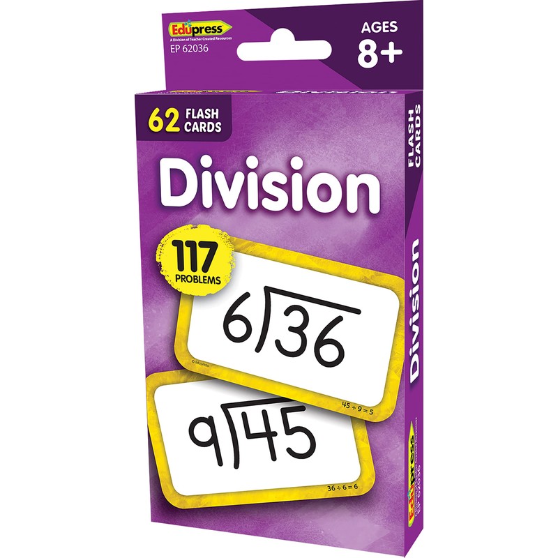 Teacher Created Resources Division Flash Cards (EP62036)