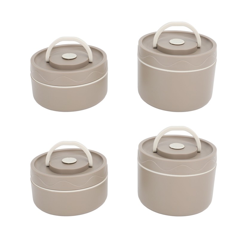 Insulated Lunch Container 304 Stainless Steel Sealed Multifunction Portable Round