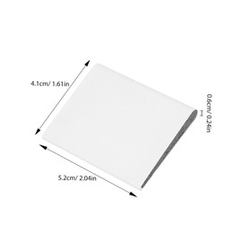 FUNOMOCYA 6pcs Door Corner Seal Weatherstrip Seals Stop Blocker for Doors Sides Seal Weather Strip Entry Key Excluder Stick Door Seal Sealer Exterior Black Draft Strips Stripping White Pu