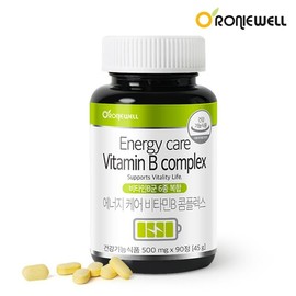 Roniwell Energy Care Vitamin B Complex 90 tablets (3 month supply), single option / 로니웰 에너지케어 비타민B콤플렉스 90정 (3개월분), 단일옵션