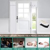 HOMEIDEAS Side Door Window Curtains, Front Door Curtains for Small