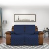 Easy-Going Oversized Loveseat Recliner Cover, Reversible Couch Cover for Double